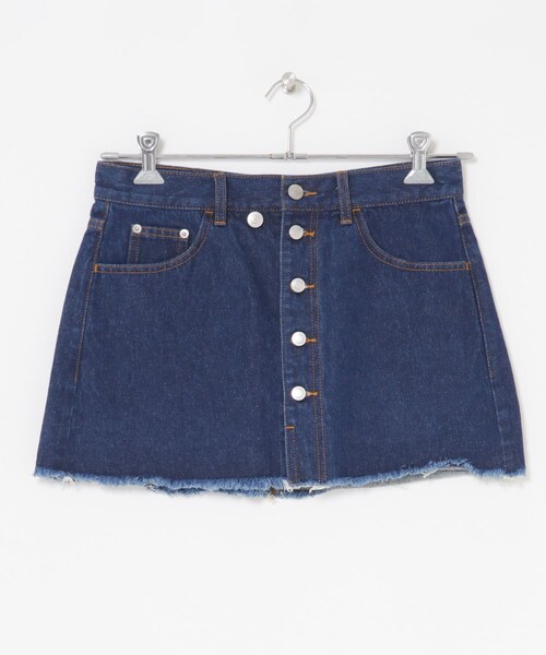 KBF（ケイビーエフ）の「デニムミニスカート（デニムスカート・レディース・L.BLUE/BLUE・one）」の19枚目の写真