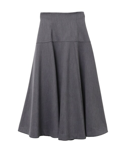 ELENDEEK（エレンディーク）の「HIGH WAIST FLARE SK（スカート・レディース・グレー/チャコールグレー/ブラック/ミックス・01/02）」の13枚目の写真