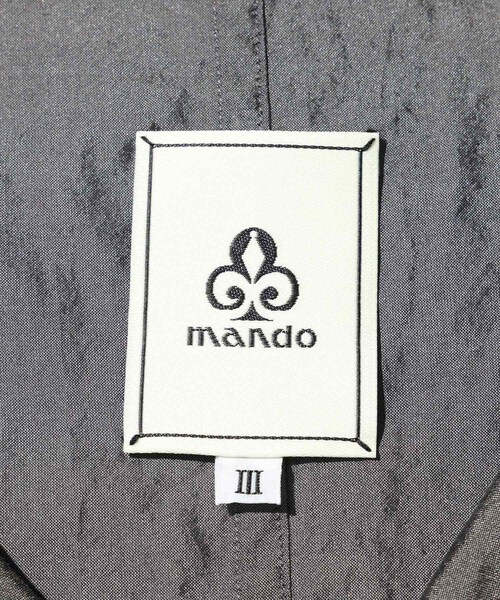 ADAM ET ROPE'(アダムエロペ)の「【mando/マンド】china jacket gunmetal(その他アウター・メンズ・チャコール・2/3)」の10枚目の写真