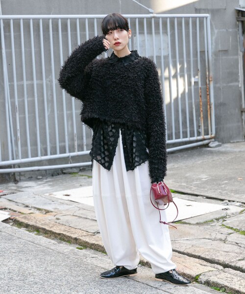 KBF（ケイビーエフ）の「Tストラップガラスローファー（その他シューズ・レディース・NAVY/BLACK・36/37/38）」の6枚目の写真