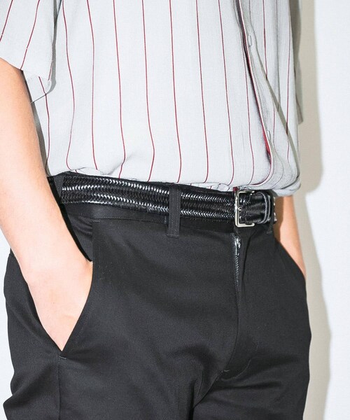 URBAN RESEARCH Sonny Label（アーバンリサーチサニーレーベル）の「OOPS　刻印ベルト（ベルト・メンズ・ブラック/ブラウン・one）」の3枚目の写真