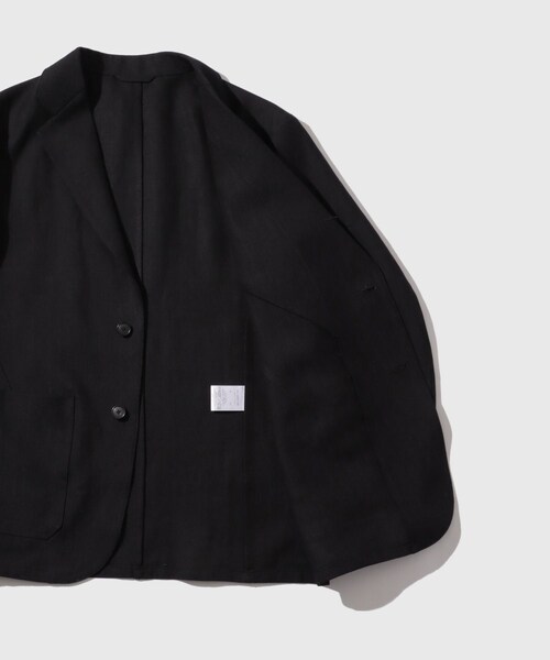 ADAM ET ROPE'（アダムエロペ）の「【HEUGN for WILD LIFE TAILOR】EX Henrri LINEN（テーラードジャケット・メンズ・スミクロ・1/2/3/4）」の10枚目の写真