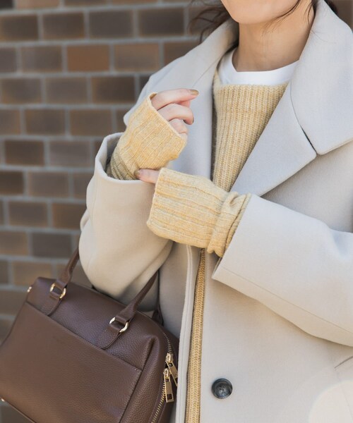 URBAN RESEARCH DOORS(アーバンリサーチドアーズ)の「ハミルトンアームウォーマー(ベルト・レディース・MIX GRY/YELLOW・one)」の2枚目の写真