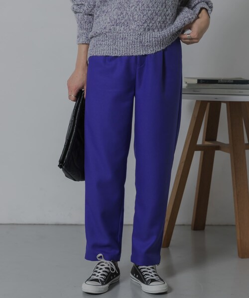 URBAN RESEARCH Sonny Label（アーバンリサーチサニーレーベル）の「TRカラーストレートパンツ（その他パンツ・レディース・ブルー/ブラック/ピンク・36/38）」の15枚目の写真