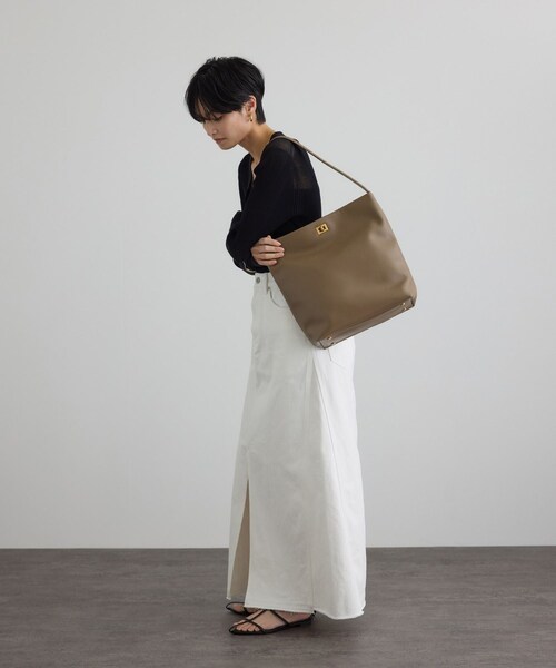 ADAM ET ROPE'(アダムエロペ)の「【WEB限定】リメイクライクデニムスカート(デニムスカート・レディース・オフホワイト/サックス・M/S)」の19枚目の写真