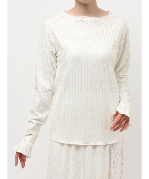 merry jenny（メリージェニー）の「フラワーメロートップス（Tシャツ/カットソー・レディース・ピンク/イエロー/ブルー・F）」の5枚目の写真