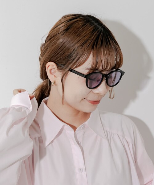 SMELLY（スメリー）の「ボスリントンサングラス（メガネ・レディース・M.BLK/BLK/PPL/CLR/Y.CLR/BLK・-）」の22枚目の写真