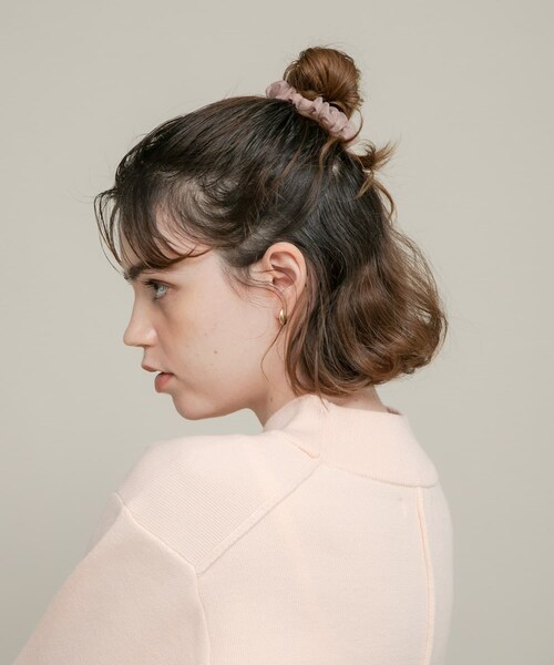 URBAN RESEARCH Sonny Label（アーバンリサーチサニーレーベル）の「チュールミニシュシュ（ヘアゴム・レディース・ピンク/グレー/ブラック・One）」の4枚目の写真