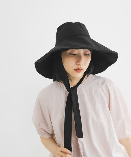 KBF（ケイビーエフ）の「ワイドブリムHAT（ハット・レディース・BLACK/IVORY・One）」の11枚目の写真