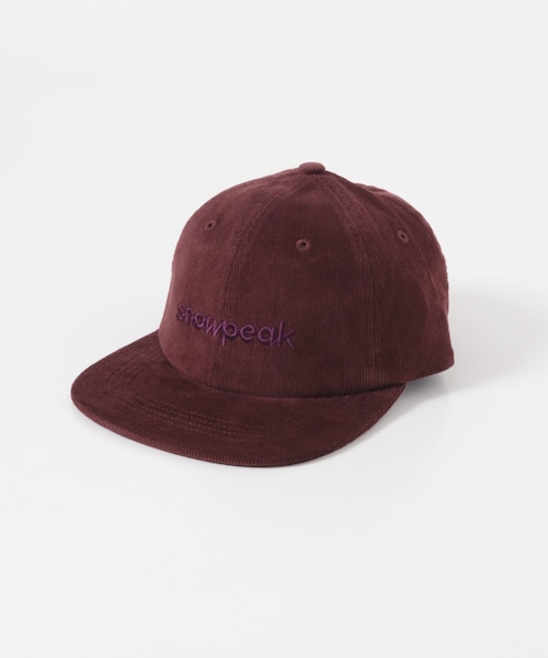 URBAN RESEARCH DOORS（アーバンリサーチドアーズ）の「Snow Peak Apparel　CORDUROY LOGO DESIGN CAP（キャップ・メンズ・IVORY/BLACK/LIGHT BLUE/BURGUNDY・One）」の16枚目の写真