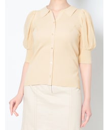 LAGUNAMOON | シャツカラードッキングニットプルオーバー(ニット/セーター)