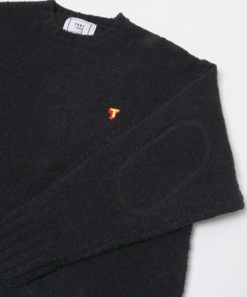 THE GOODLAND MARKET（ザグッドランドマーケット）の「TONY　Pier Ring Yarn Knit（ニット/セーター・メンズ・BLK/MOKA/GRN・M/XL）」の6枚目の写真
