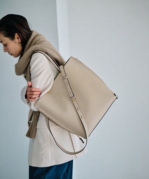 【たろぽう】 【美品】　ROPÉ　E'POR　Y BAG Large ROPE'（ロペ）の「【A4対応】【E'POR】Y BAG Large【通勤
