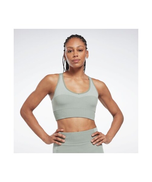 Reebok（リーボック）の「ヨガ シームレス スポーツブラ / YOGA SEAMLESS SPORTS BRA（アウトドア/スポーツ・レディース・HT2392/HT6154/HT6153・2XOT/4XOT）」の4枚目の写真