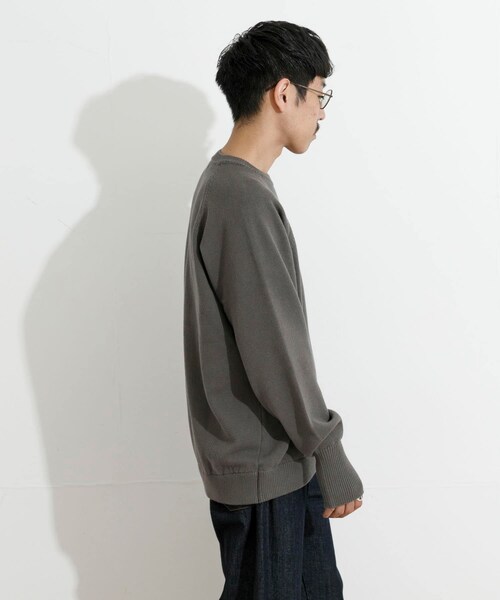 THE GOODLAND MARKET（ザグッドランドマーケット）の「KEIMEN　KM-Crewneck Knit（ニット/セーター・メンズ・Gray/Black/Green・M/L/XL）」の17枚目の写真