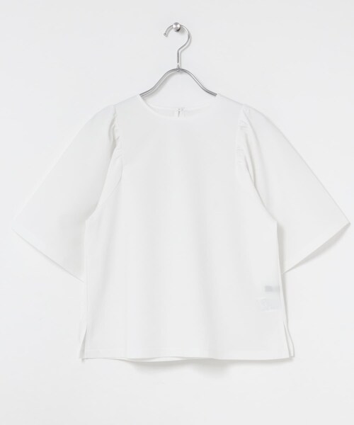 URBAN RESEARCH ROSSO（アーバンリサーチロッソ）の「吸水速乾フレアスリーブカットソー（Tシャツ/カットソー・レディース・OFF WHITE/BLACK/BROWN・Free）」の8枚目の写真