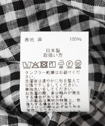 URBAN RESEARCH | PORTER CLASSIC　ROLL UP LINEN GINGHAM SHIRTS(シャツ/ブラウス)