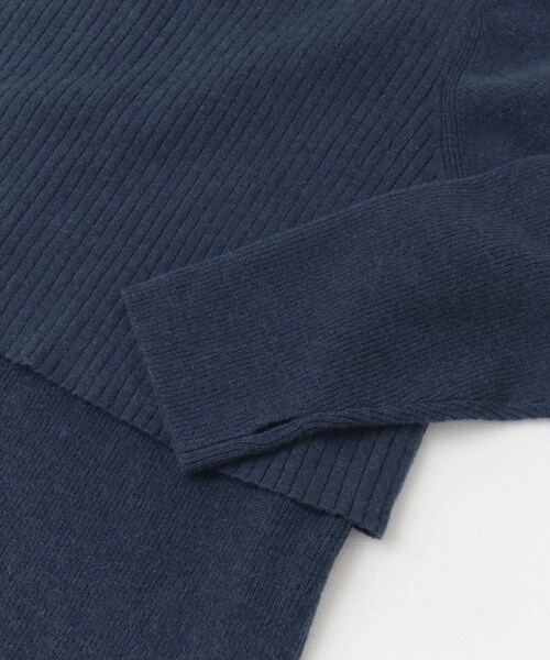 URBAN RESEARCH ROSSO（アーバンリサーチロッソ）の「静電防止レイヤードライクニットワンピース（ワンピース・レディース・TERRACOTTA/NAVY/GREEN・FREE）」の12枚目の写真