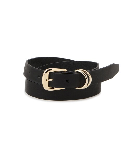 ADAM ET ROPE'（アダムエロペ）の「【サステナブル】ダブルリングスムースベルト（ベルト・レディース・ゴールド/シルバー・F）」の14枚目の写真