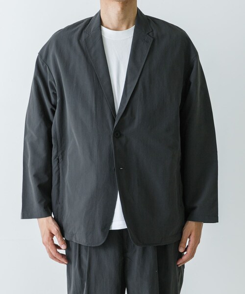 URBAN RESEARCH（アーバンリサーチ）の「NEW BALANCE　MET24 Oversize Single Jacket（テーラードジャケット・メンズ・BLK/DOK・M/L/XL）」の4枚目の写真