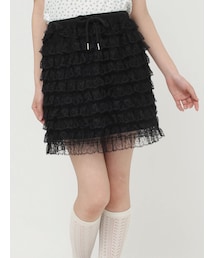 merry jenny | フリルティアードミニスカート(スカート)