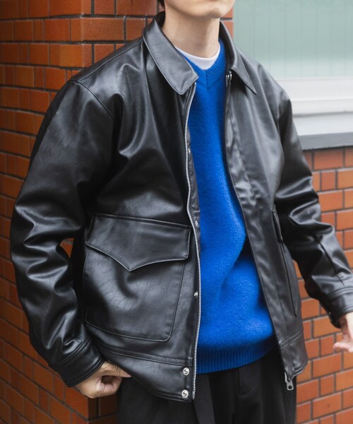 ITEMS URBANRESEARCH（アイテムズ アーバンリサーチ）の「F.L. A-2 フライトジャケット（その他アウター・メンズ・BLK/OLV/D.BRN・M/L）」の4枚目の写真