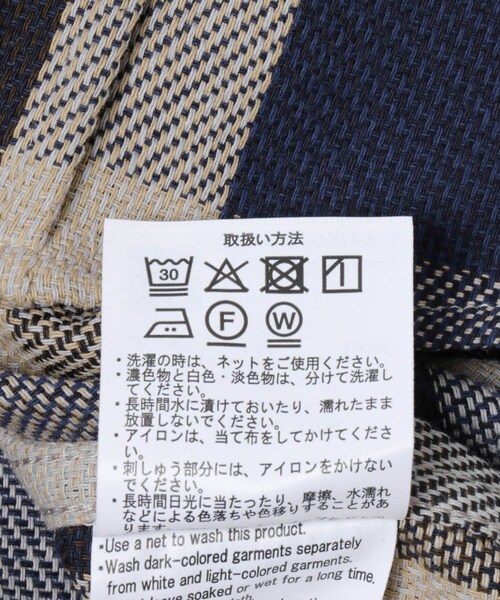 ITEMS URBANRESEARCH（アイテムズ アーバンリサーチ）の「TeddyBearワンポイントチェックネルシャツ（シャツ/ブラウス・メンズ・BEG/RED・M/L）」の14枚目の写真