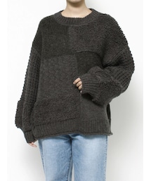 Ungrid | ミックスヤーンルーズニット(ニット/セーター)