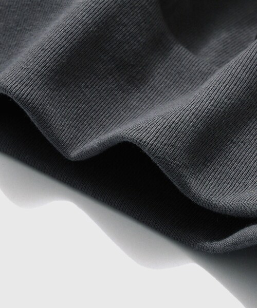 ADAM ET ROPE'(アダムエロペ)の「【REVERBERATE/リバーバレイト】HALF ZIP JERSEY SHORT SLEEVE(ポロシャツ・メンズ・ブラック/チャコール/ブルー系・2)」の10枚目の写真