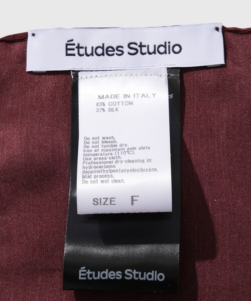 ADAM ET ROPE'(アダムエロペ)の「【Etudes Studio/エチュードストゥディオ】BANDANA SPRAY EUROPA(バンダナ/スカーフ・メンズ・ワイン・F)」の5枚目の写真