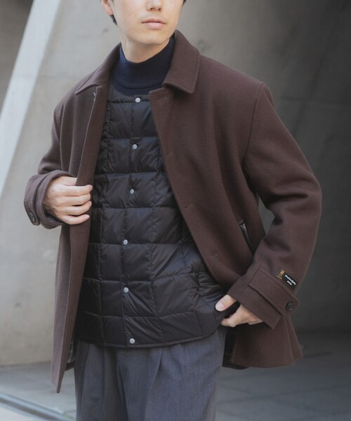 ITEMS URBANRESEARCH（アイテムズ アーバンリサーチ）の「TAION　CrewNeck Button Down Vest（その他アウター・メンズ・BLK/CHA/D.BROWN/KHK/NVY・M/L/XL）」の12枚目の写真