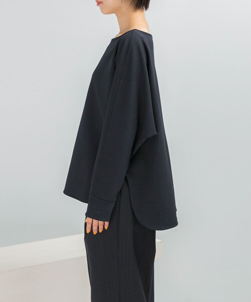 URBAN RESEARCH ROSSO（アーバンリサーチロッソ）の「ニットジョーゼットドルマンプルオーバー（シャツ/ブラウス・レディース・OFF WHITE/NAVY・FREE）」の14枚目の写真