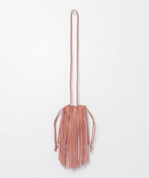 URBAN RESEARCH(アーバンリサーチ)の「ADD CULUMN SILKY(ショルダーバッグ・レディース・PINK/BLACK/IVORY・-)」の3枚目の写真