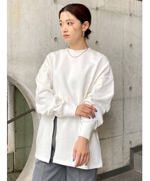 EMODA | スリットロングプルオーバー(Tシャツ/カットソー)