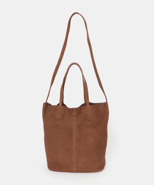 URBAN RESEARCH(アーバンリサーチ)の「Morphee 3WAY MEDIUM TOTE(トートバッグ・メンズ・SUEDE BR・ML)」の5枚目の写真