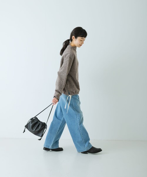 かぐれ（カグレ）の「ウールループボトルネックプルオーバー（その他トップス・レディース・IVORY/MOCHA/NAVY・Free）」の22枚目の写真