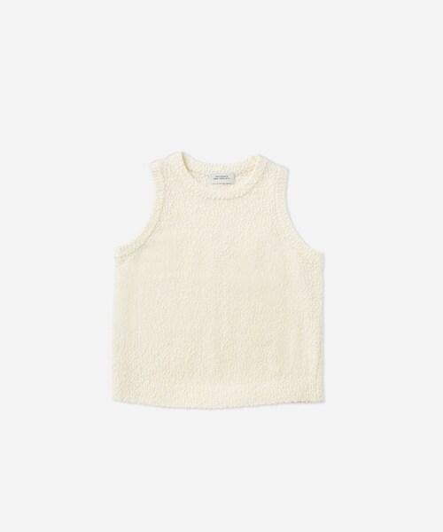 Saturdays NYC(サタデーズ ニューヨークシティ )の「Andie Bubble Knit Top | WOMEN(タンクトップ・レディース・ブラック/ホワイト・L/M/S)」の5枚目の写真