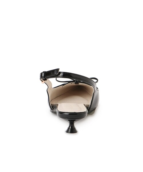 VIS（ビス）の「スリングバックリボンミュール（パンプス・レディース・ブラック/シルバー・L/M/S）」の20枚目の写真