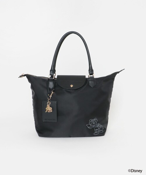 RODE SKO（ロデスコ）の「別注/Disney/パスケース付トート（トートバッグ・レディース・BLACK/BEIGE・One）」の12枚目の写真