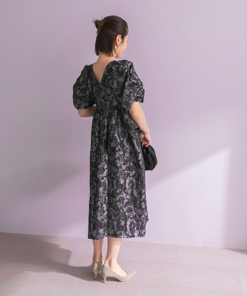 URBAN RESEARCH ROSSO（アーバンリサーチロッソ）の「ANDRESD　JACQUARD DRESS（ワンピース・レディース・L.GRAY/GRAY・M）」の10枚目の写真