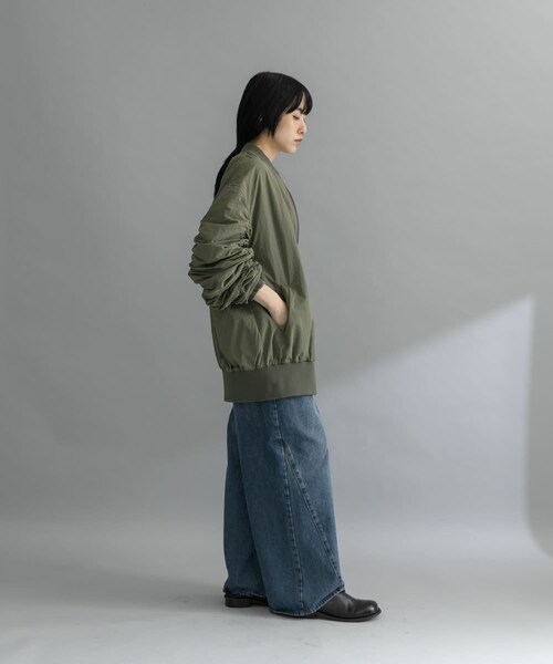 『WEB/一部店舗限定』BACKシャーリングMA-1