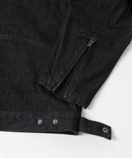 ITEMS URBANRESEARCH（アイテムズ アーバンリサーチ）の「Denim Single Riders Jacket（デニムジャケット・メンズ・O.WSH/BLK・M/L）」の11枚目の写真