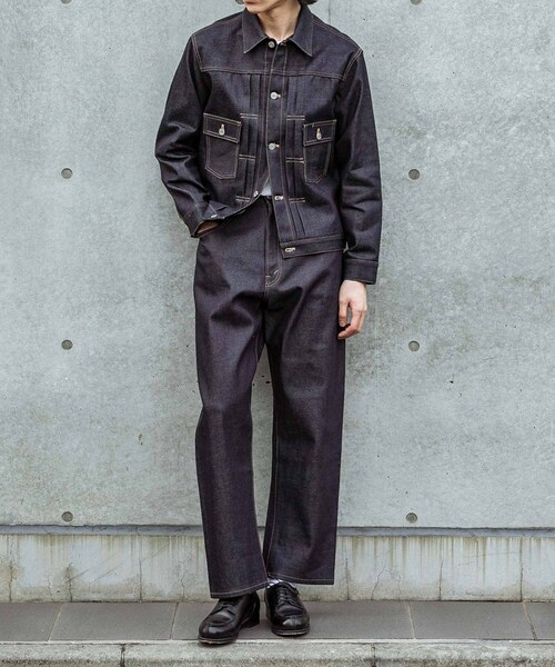 URBAN RESEARCH（アーバンリサーチ）の「SHIOTA　スーピマDENIM JACKET#BEN（デニムジャケット・メンズ・INDIGO・S/M/L/XL）」の17枚目の写真