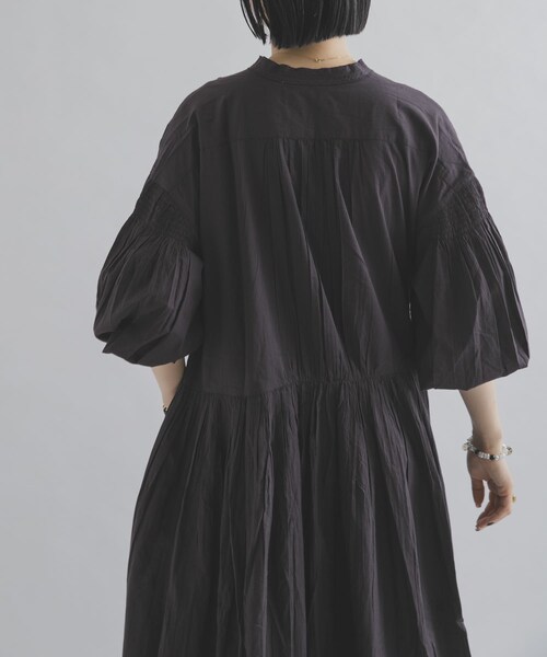 THE GOODLAND MARKET（ザグッドランドマーケット）の「FANAKA　ロングドレス（ワンピース・レディース・OFF WHITE/BLACK/BLUE・Free）」の16枚目の写真