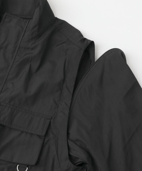 ITEMS URBANRESEARCH（アイテムズ アーバンリサーチ）の「『セットアップ対応』スーパーライトナイロン2wayブルゾン（ブルゾン・メンズ・BLK/CHA・M/L）」の12枚目の写真