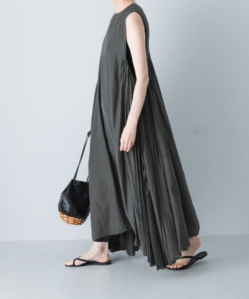 かぐれ（カグレ）の「quitan　DRESS（ワンピース・レディース・IRON GREY/PALE ROSE・FREE）」の5枚目の写真