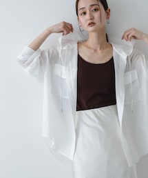 SENSE OF PLACE by URBAN RESEARCH | シアーフーディシャツ(シャツ/ブラウス)