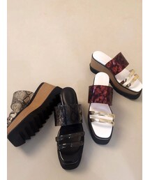 MURUA | クリアウェッジサンダル(サンダル)