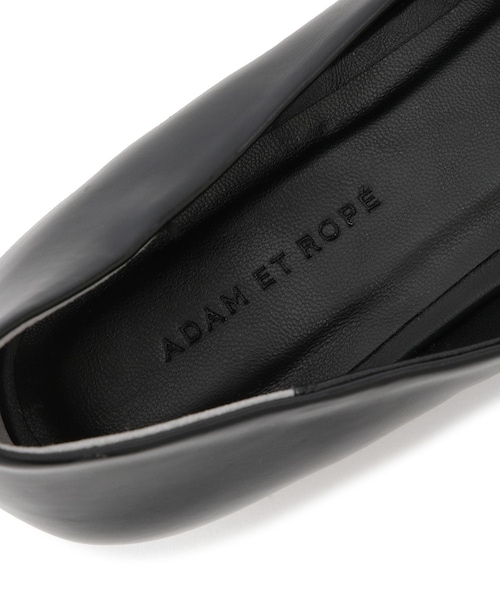 ADAM ET ROPE'（アダムエロペ）の「ポインテッドトゥフラットパンプス（パンプス・レディース・ブラック/オフホワイト・23.0/23.5/24.0/24.5）」の21枚目の写真