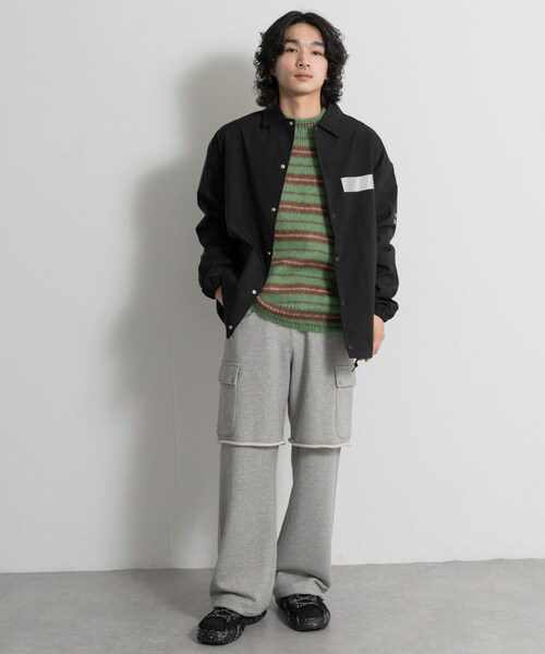 THE GOODLAND MARKET（ザグッドランドマーケット）の「That’s　The BLOUSON BLANK（ブルゾン・メンズ・BK×SL/NV×OR・M/L）」の11枚目の写真